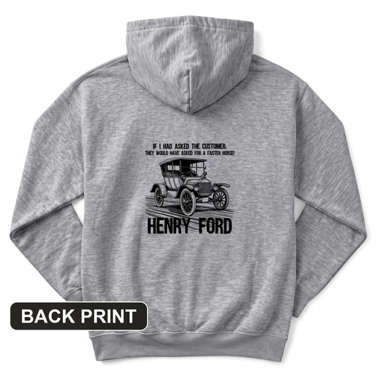 Faster Horse Back Print Hoodie