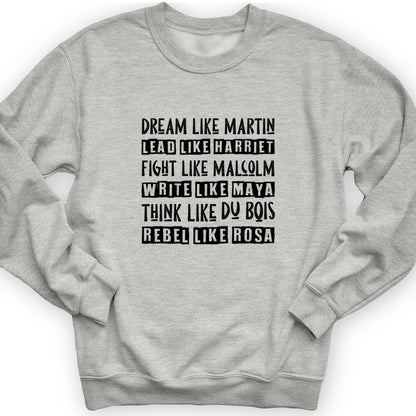 Fight Think Rebel Crewneck