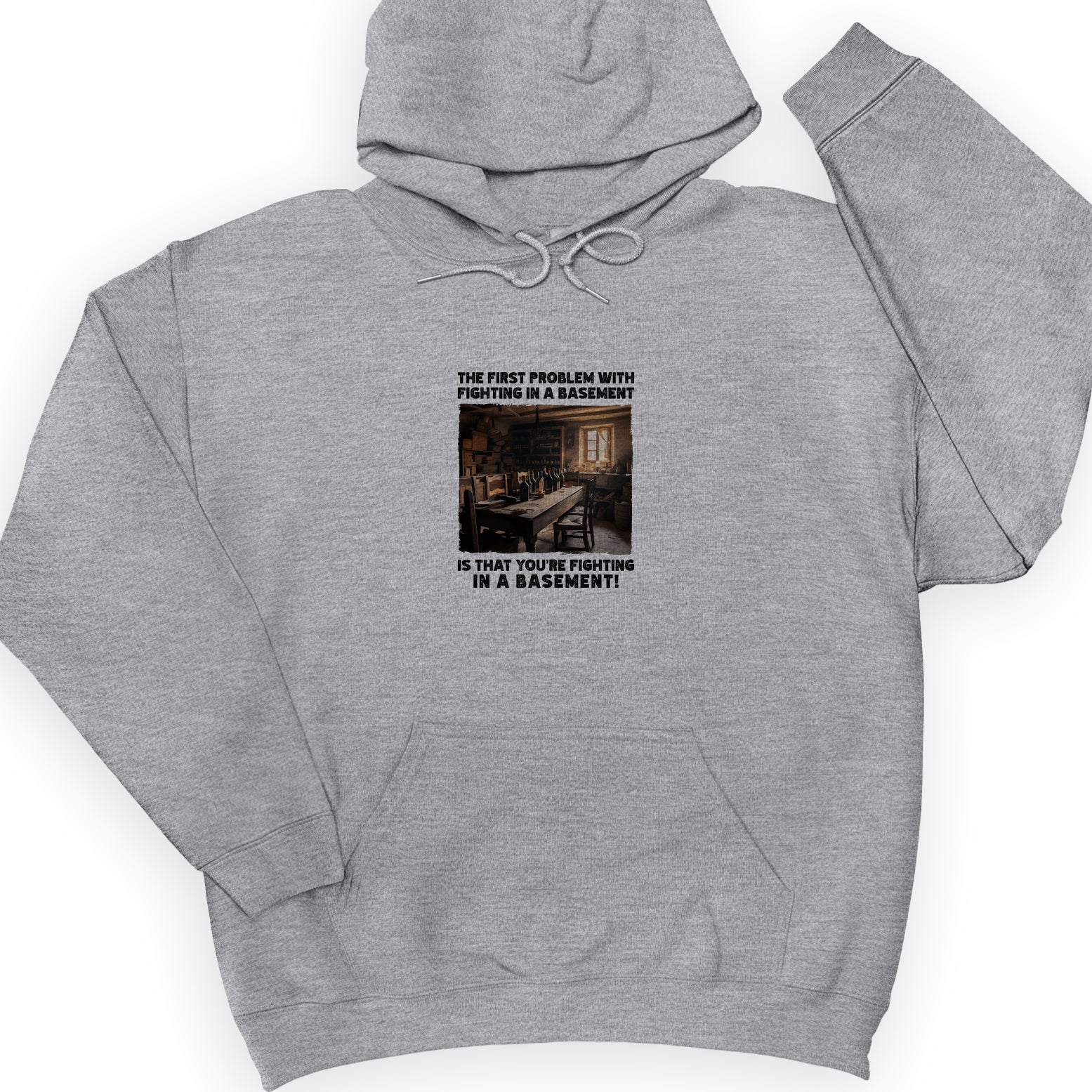 Fighting In A Basement Hoodie