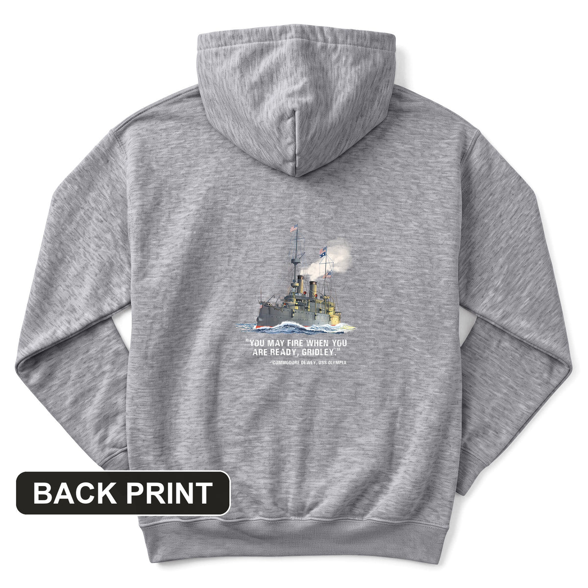 Fire When Ready Back Print Hoodie