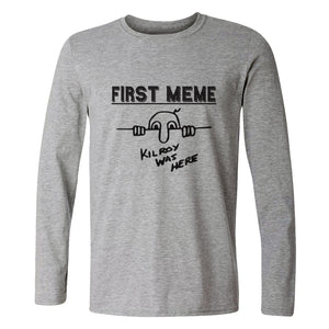 First Meme Long Sleeve T-Shirt