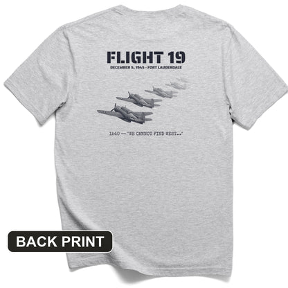 Flight 19 - Still Out There Back Print T-Shirt