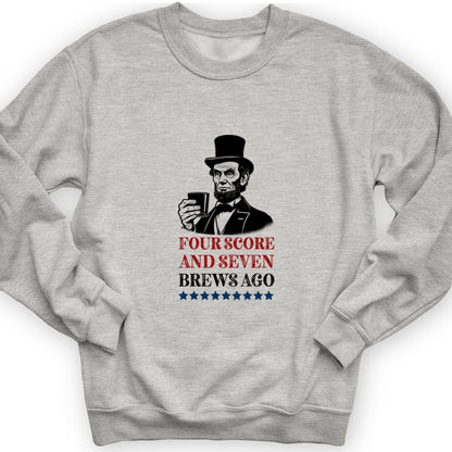 Four Score and Seven Brews Ago Crewneck