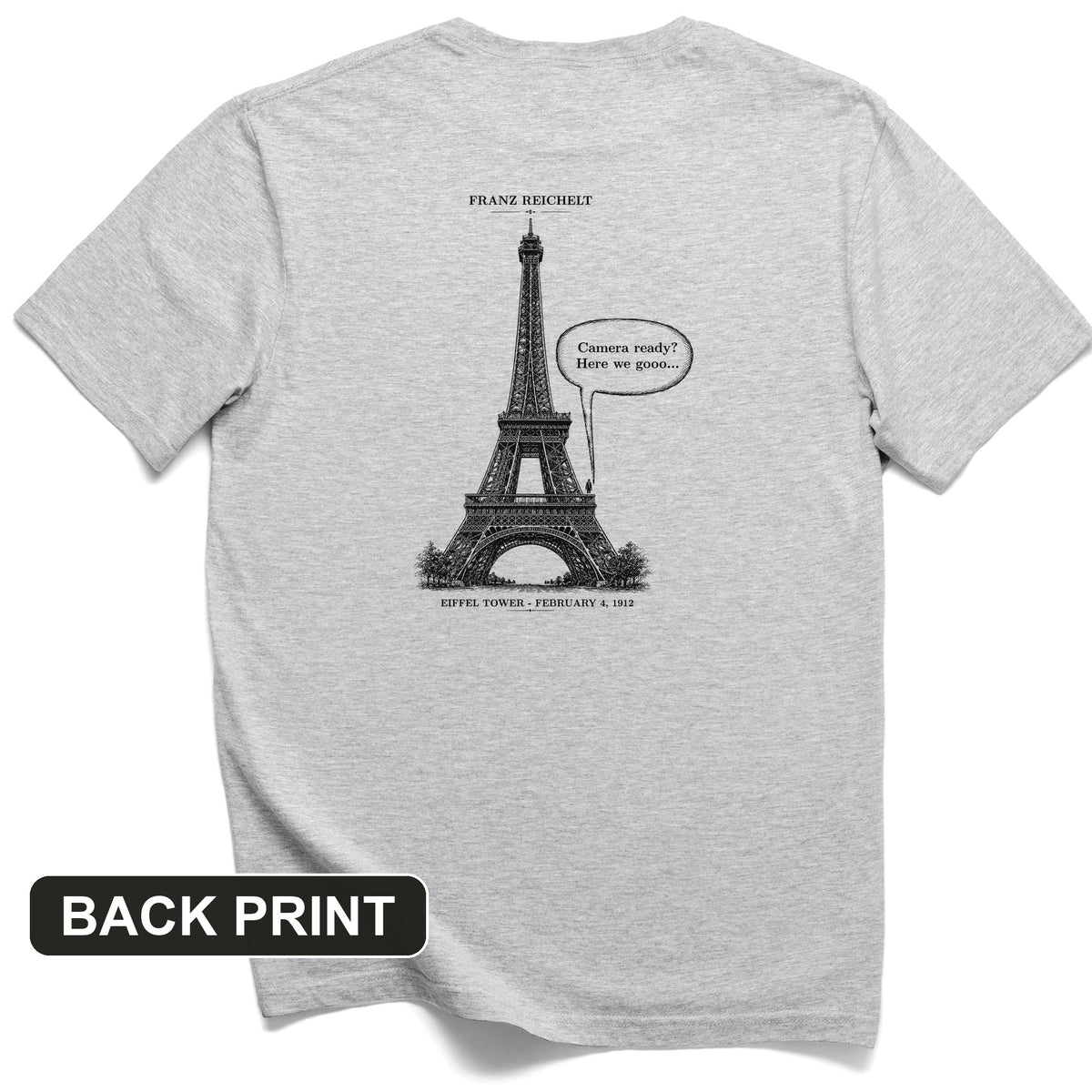 Franz Reichelt Back Print T-Shirt