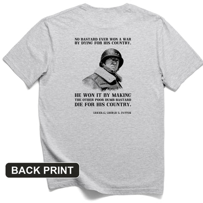 General Patton Back Print T-Shirt