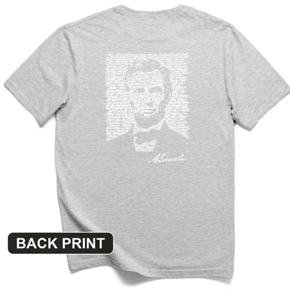 Gettysburg Address Back Print T-Shirt