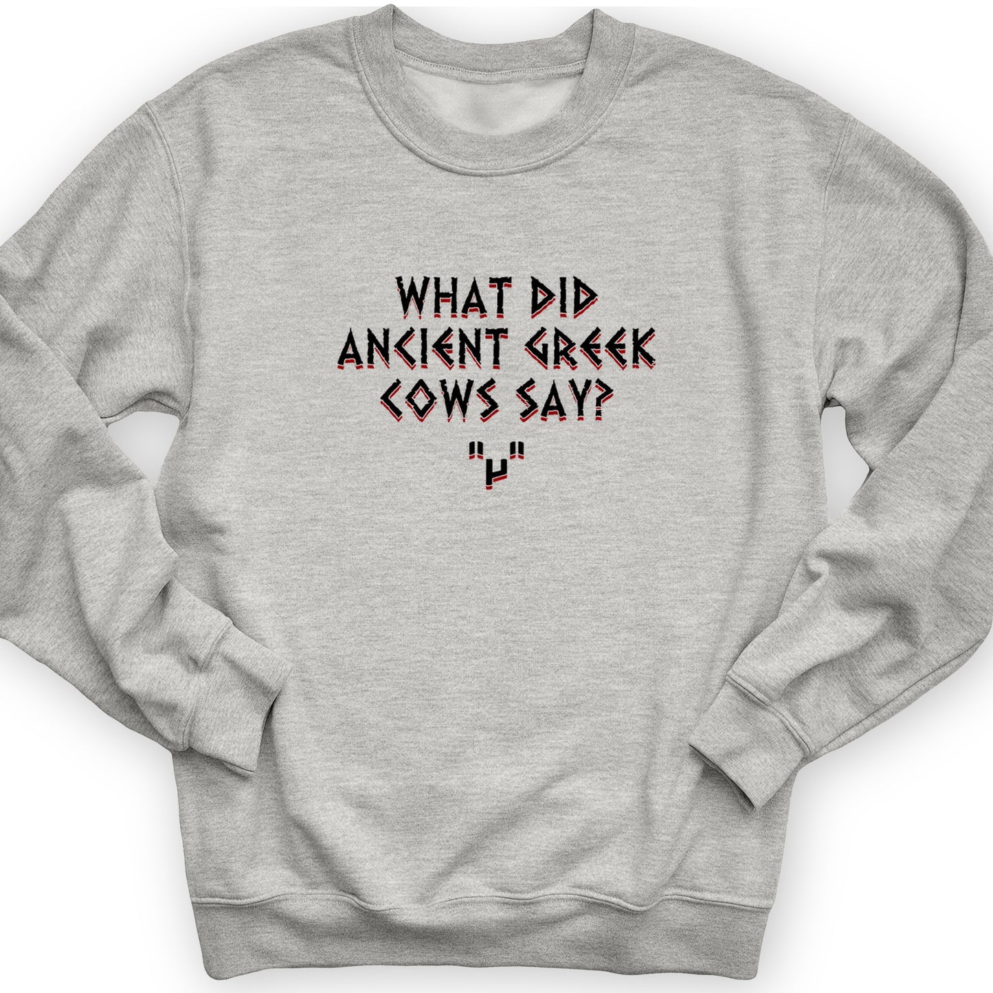 Greek Cows Crewneck