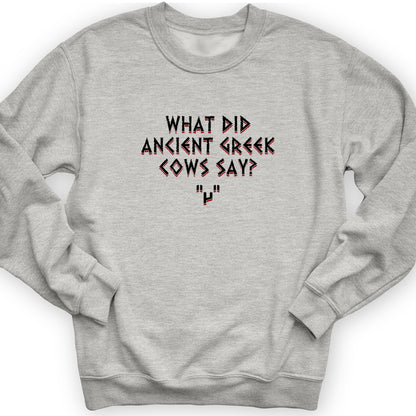 Greek Cows Crewneck