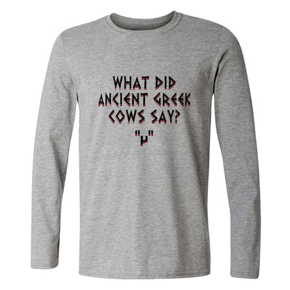 Greek Cows Long Sleeve T-Shirt