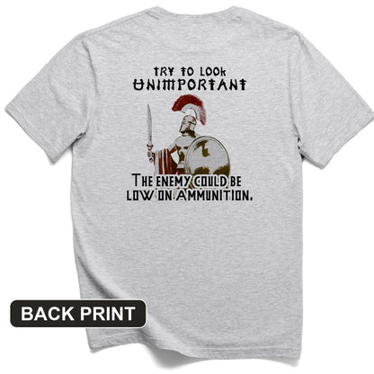 Greek Logic Back Print T-Shirt