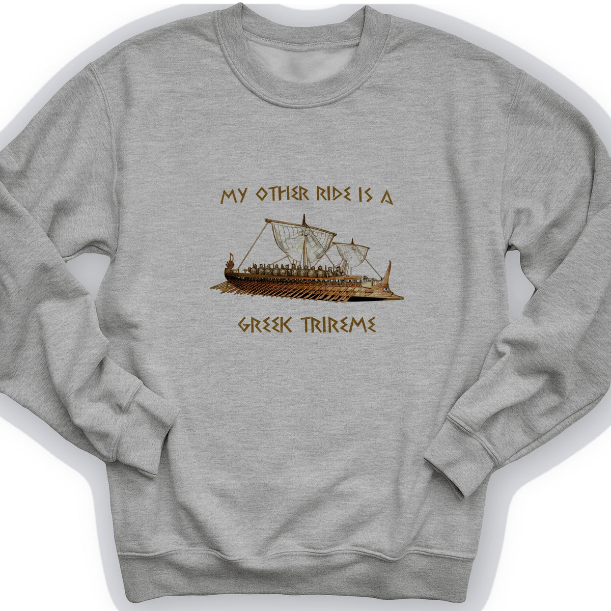 Greek Trireme Crewneck