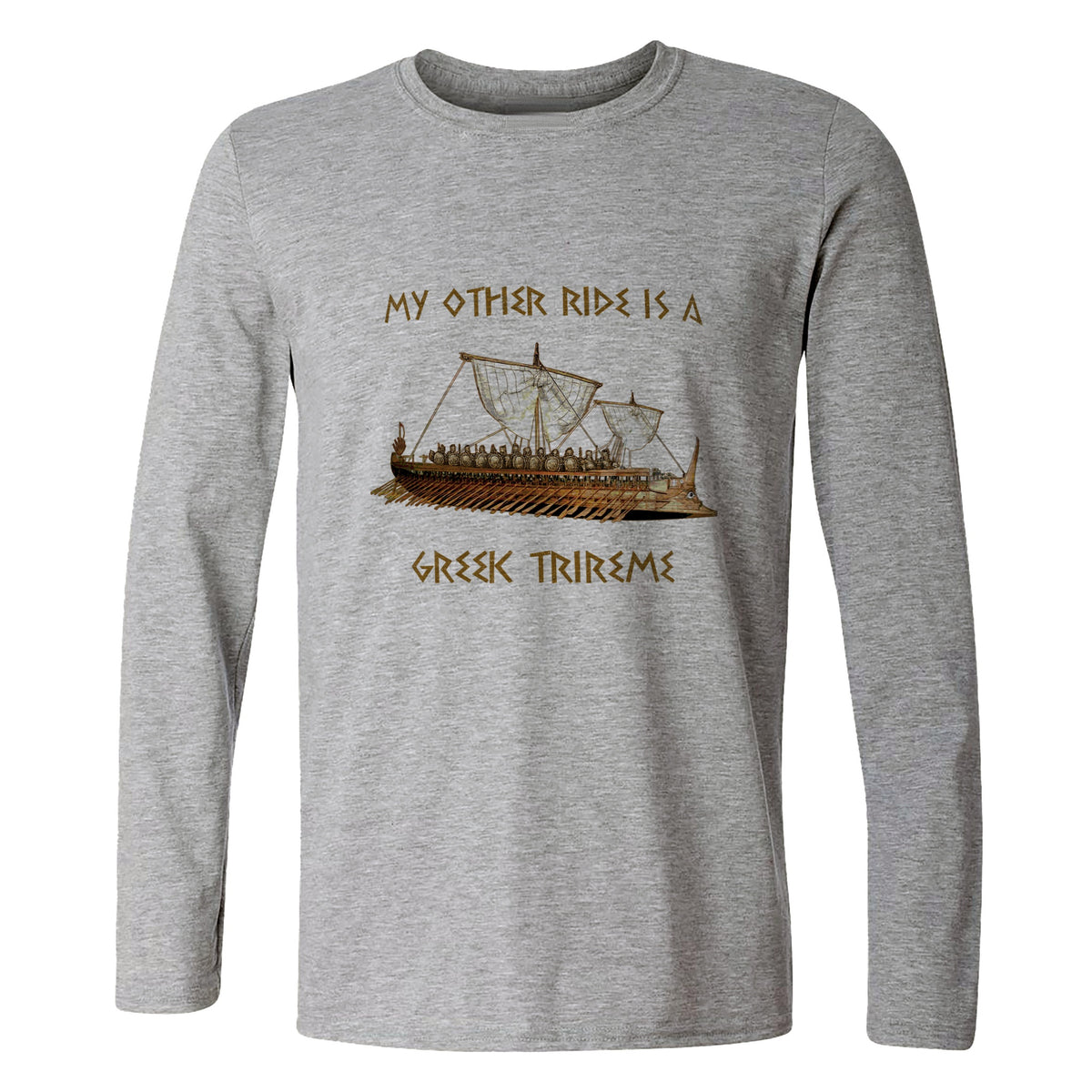 Greek Trireme Long Sleeve T-Shirt
