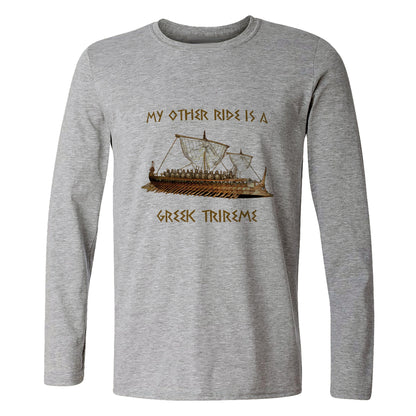 Greek Trireme Long Sleeve T-Shirt