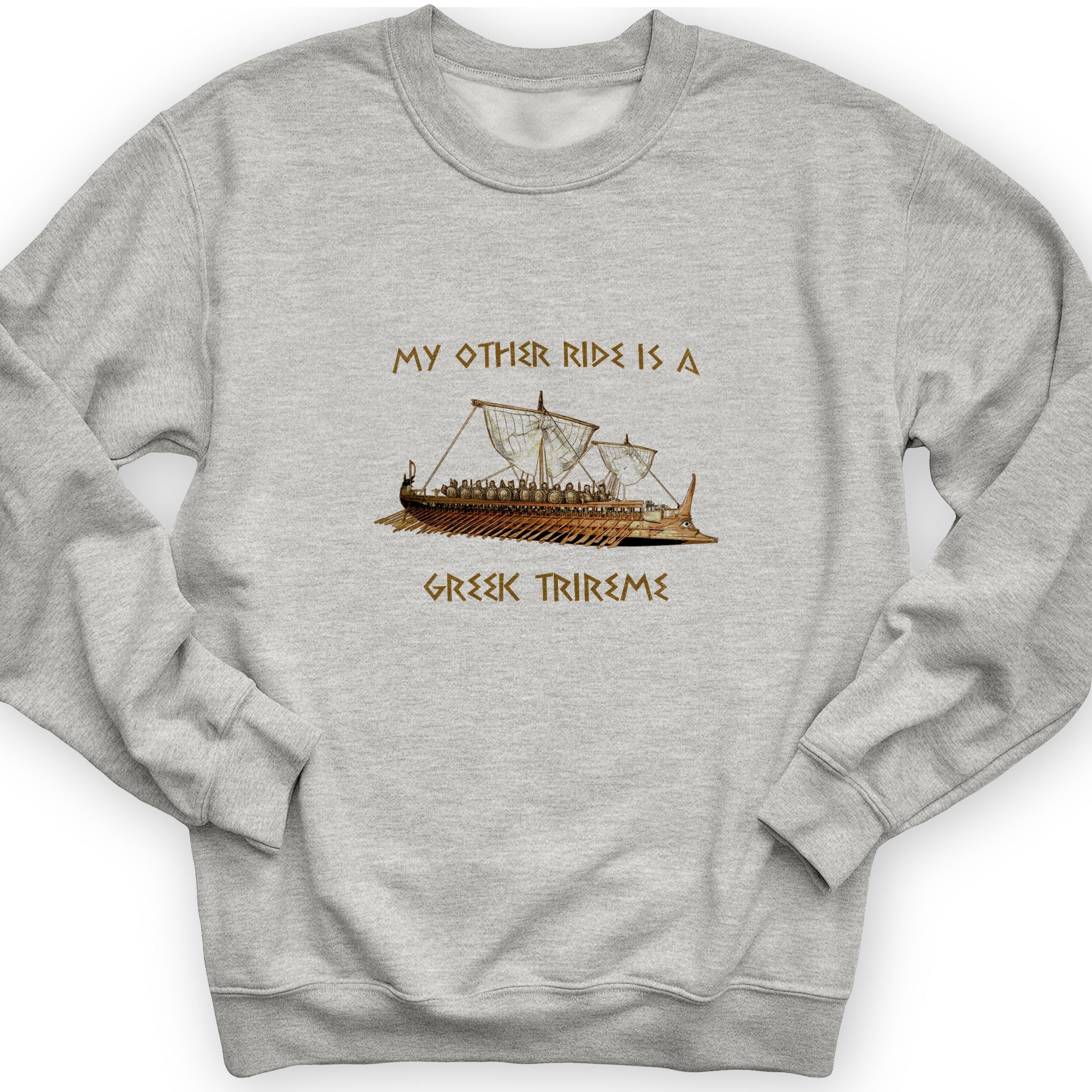 Greek Trireme Crewneck