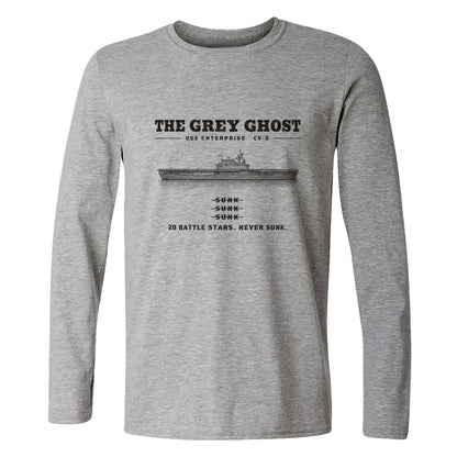 Grey Ghost Long Sleeve T-Shirt
