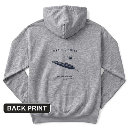 HL Hunley We Got Em Back Print Hoodie