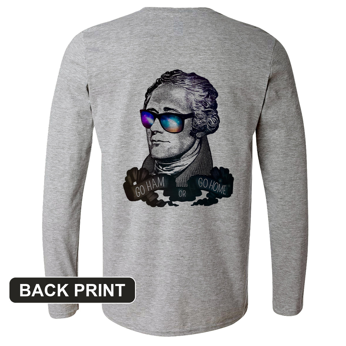 Hamilton Back Print Long Sleeve T-Shirt