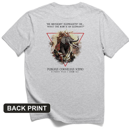 Hannibal Elephants Back Print T-Shirt