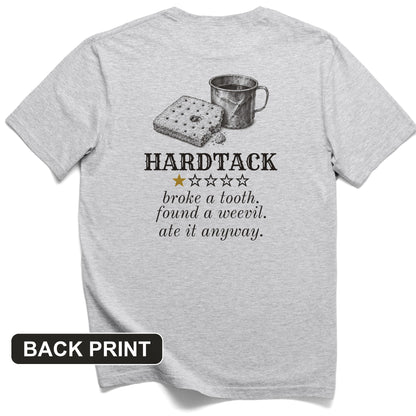 Hardtack One Star Review Back Print T-Shirt