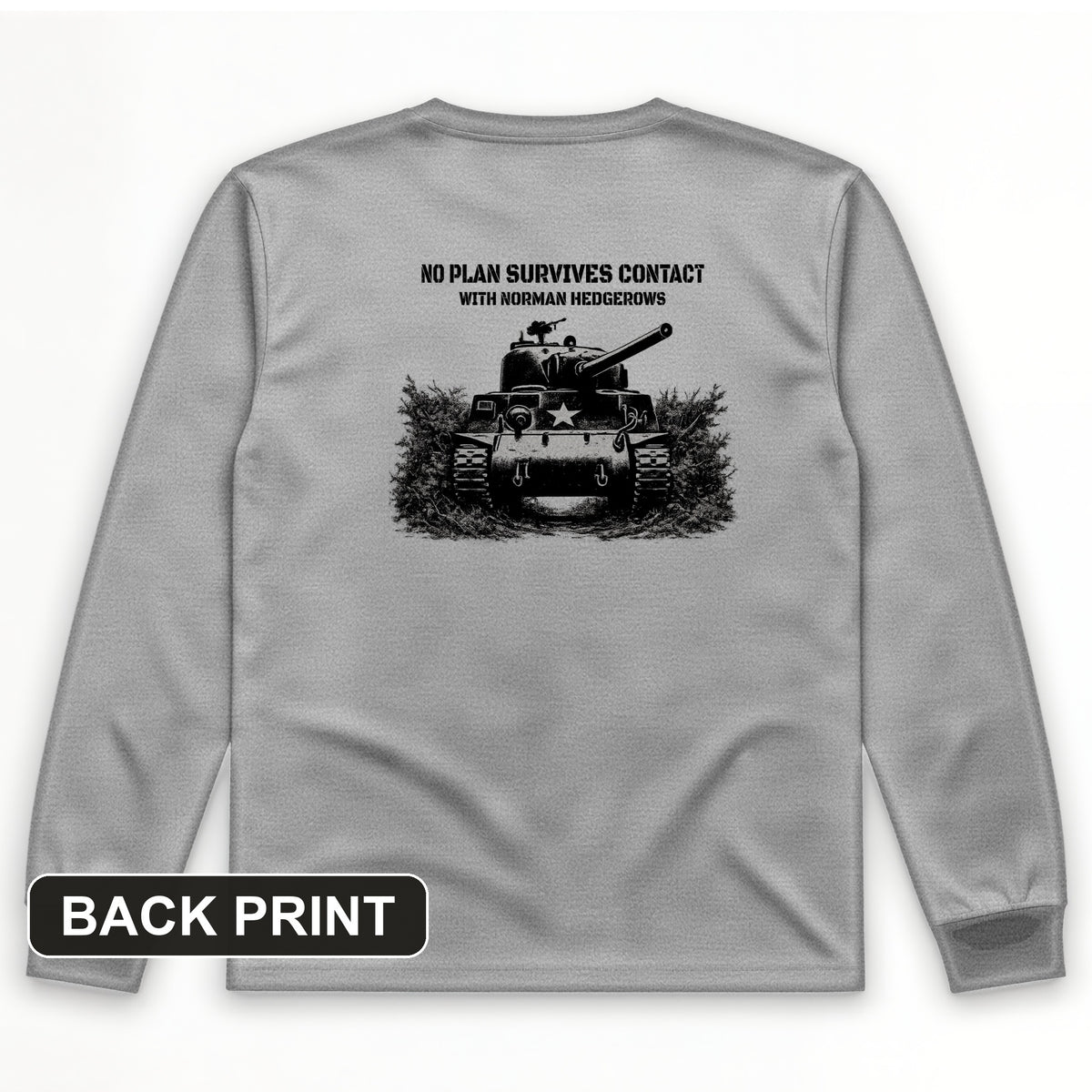 Hedgerows Back Print Long Sleeve T-Shirt