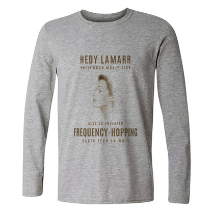 Hedy Lamarr Long Sleeve T-Shirt