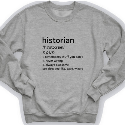 Historian Defined Crewneck