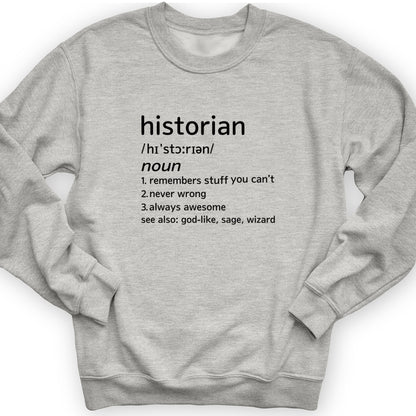 Historian Defined Crewneck