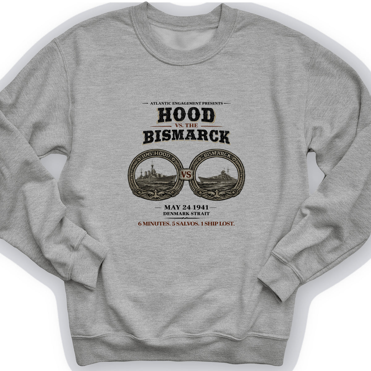 Hood vs Bismarck Crewneck