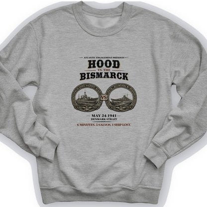 Hood vs Bismarck Crewneck