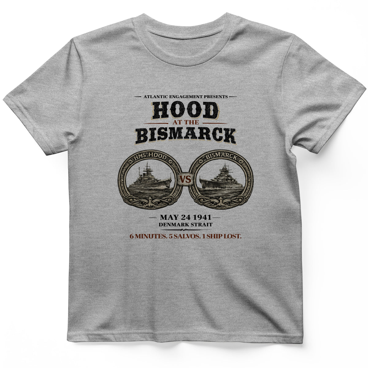 Hood vs Bismark T-Shirt