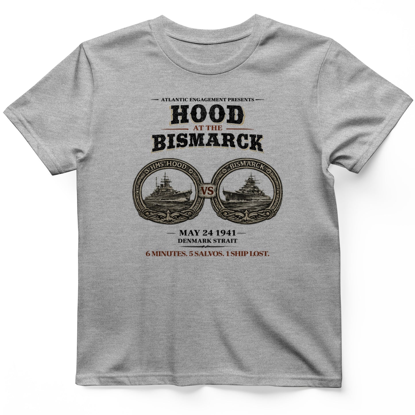 Hood vs Bismark T-Shirt