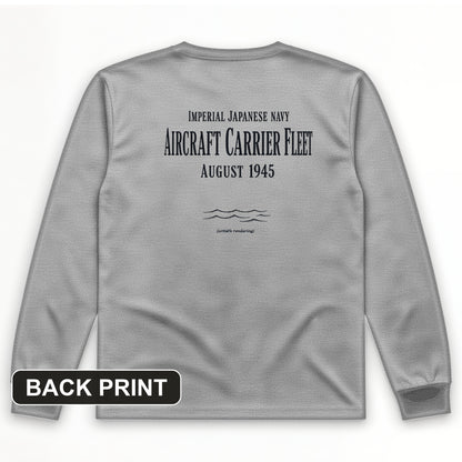 IJN Aircraft Carriers Back Print Long Sleeve T-Shirt