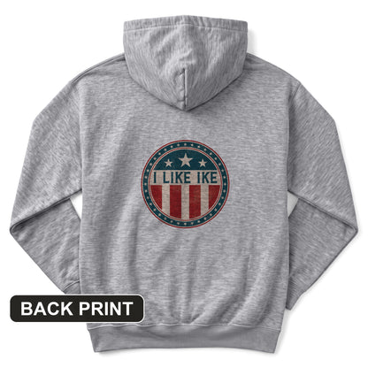 I Like Ike Back Print Hoodie