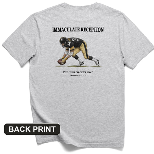 Immaculate Reception Back Print T-Shirt