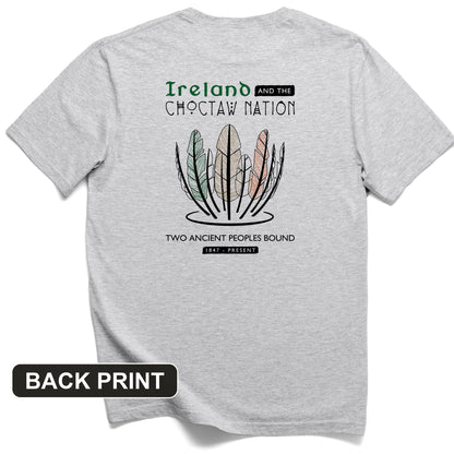 Irish-Choctaw Friendship Back Print T-Shirt