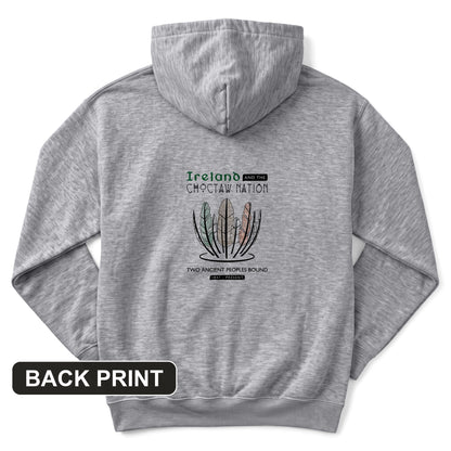 Irish-Choctaw Friendship Back Print Hoodie