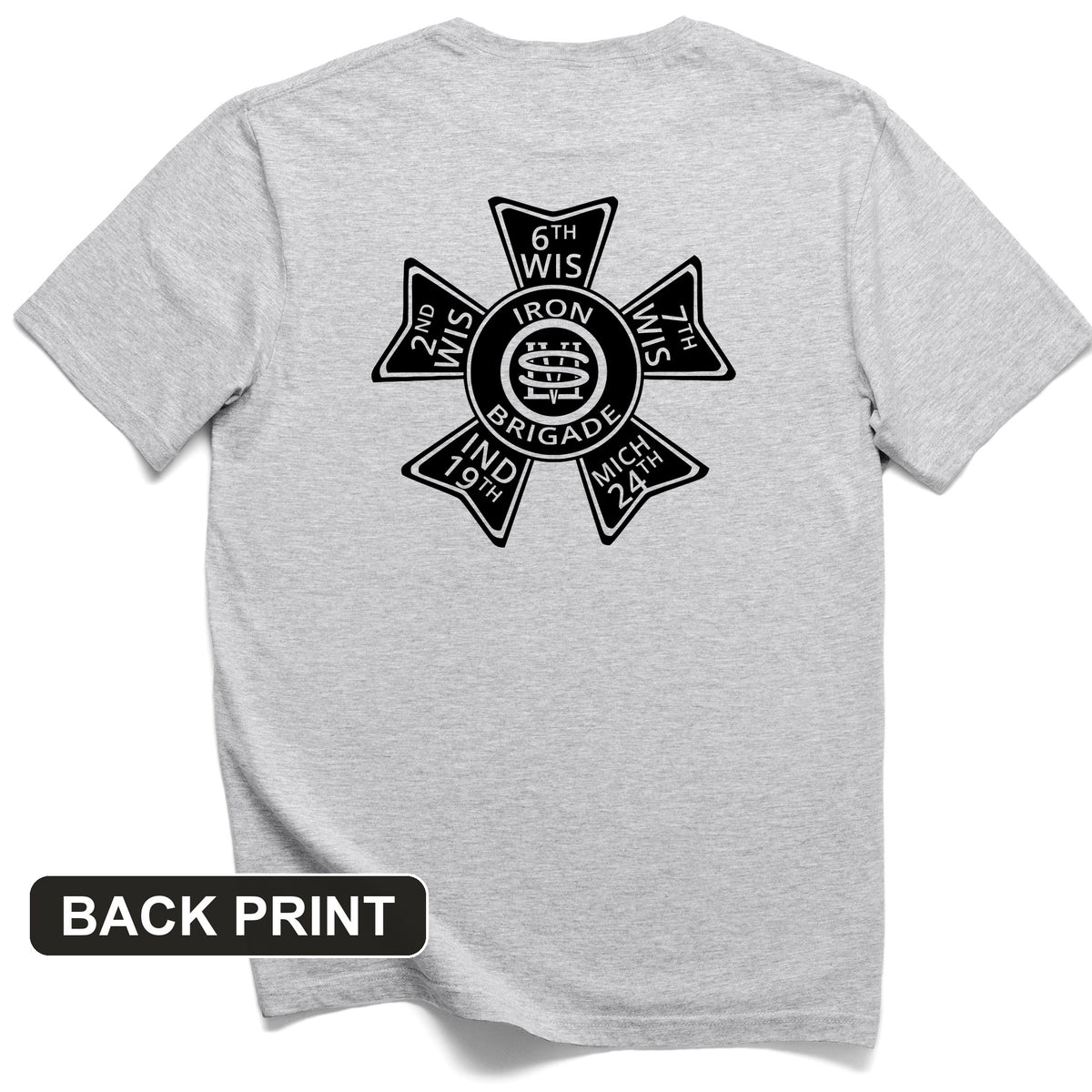 Iron Brigade Back Print T-Shirt