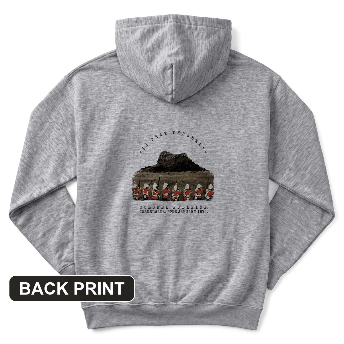 Isandlwana Back Print Hoodie