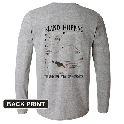 Island Hopping Back Print Long Sleeve T-Shirt