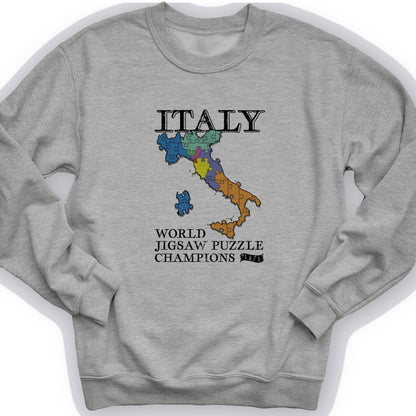 Italy Jigsaw Puzzle Crewneck