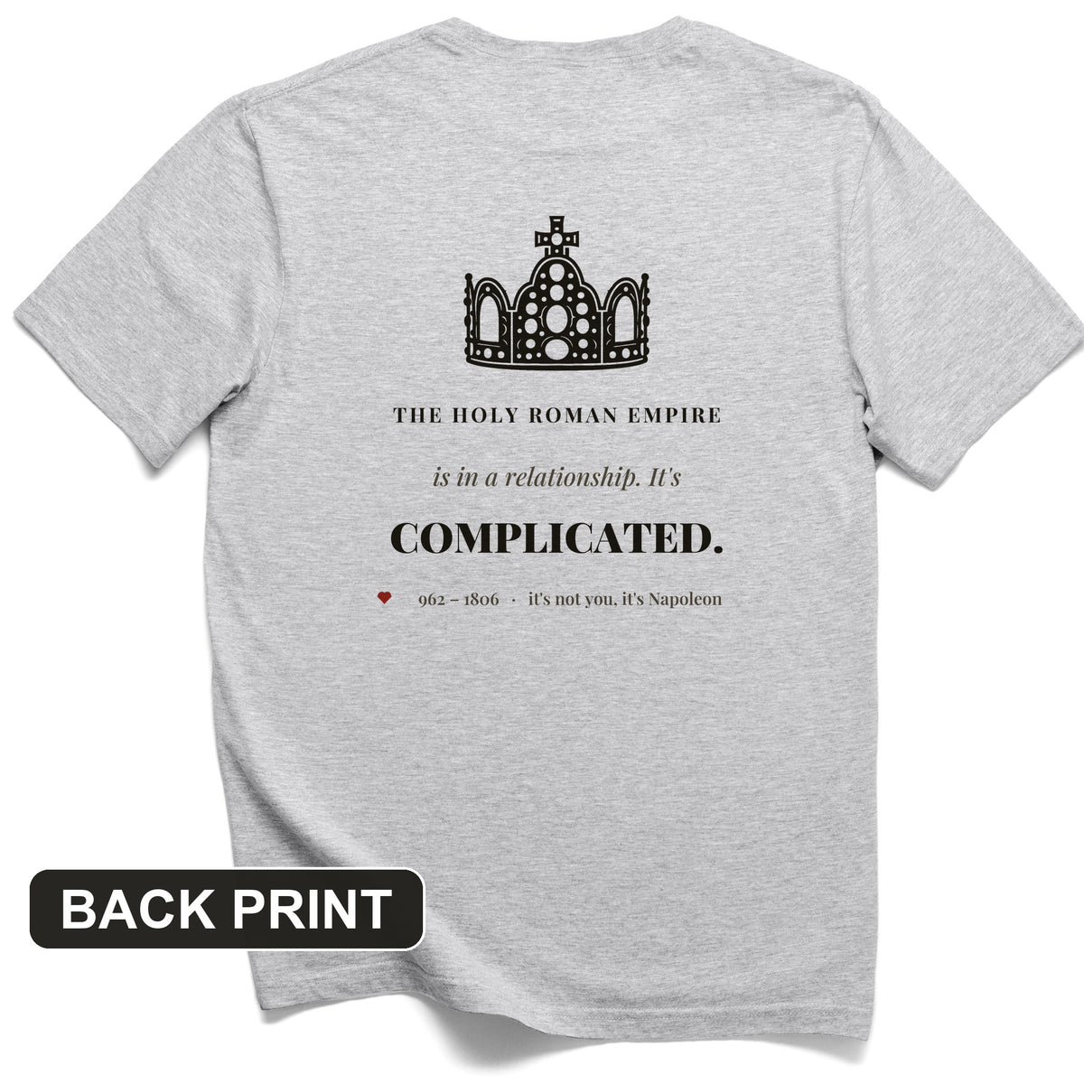 Its Complicated Back Print T-Shirt