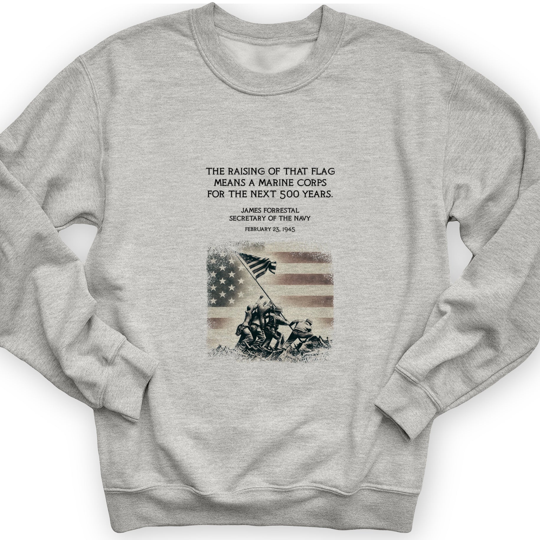 Iwo Jima Flag Crewneck