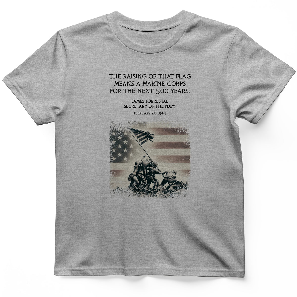 Iwo Jima Flag T-Shirt