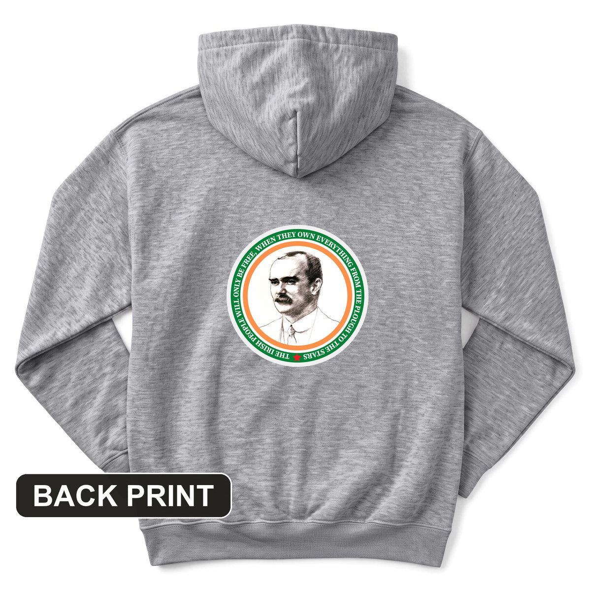 James Connolly Back Print Hoodie