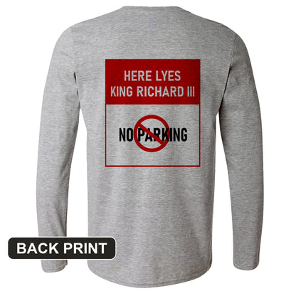 King Richard III Back Print Long Sleeve T-Shirt