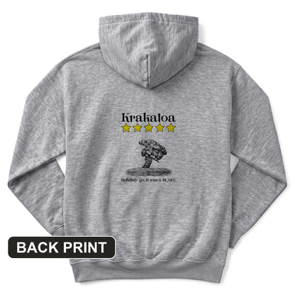 Krakatoa 5 Star Back Print Hoodie