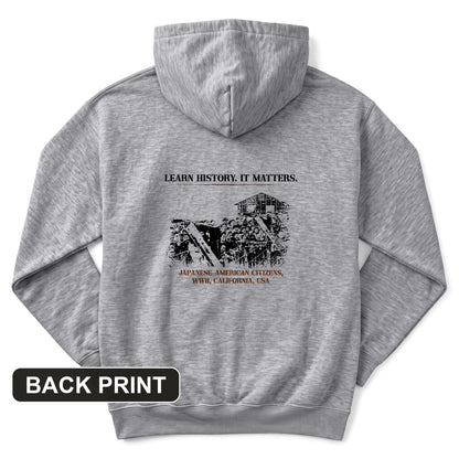 Learn History It Matters Back Print Hoodie