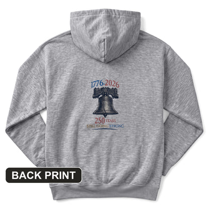 Liberty Bell 250th Back Print Hoodie
