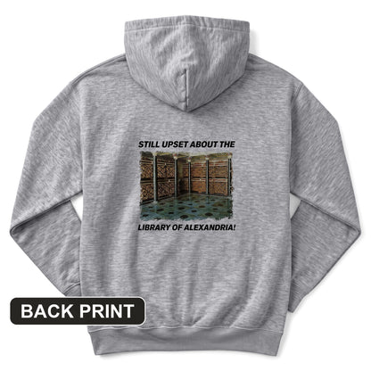 Library Of Alexandria Back Print Hoodie