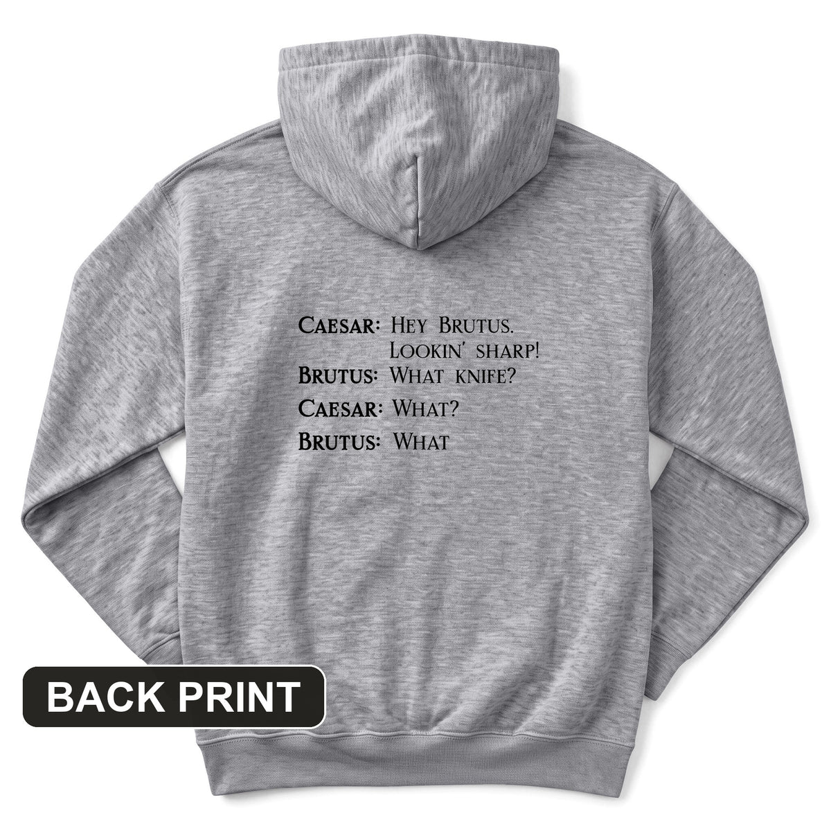 Lookin Sharp Back Print Hoodie